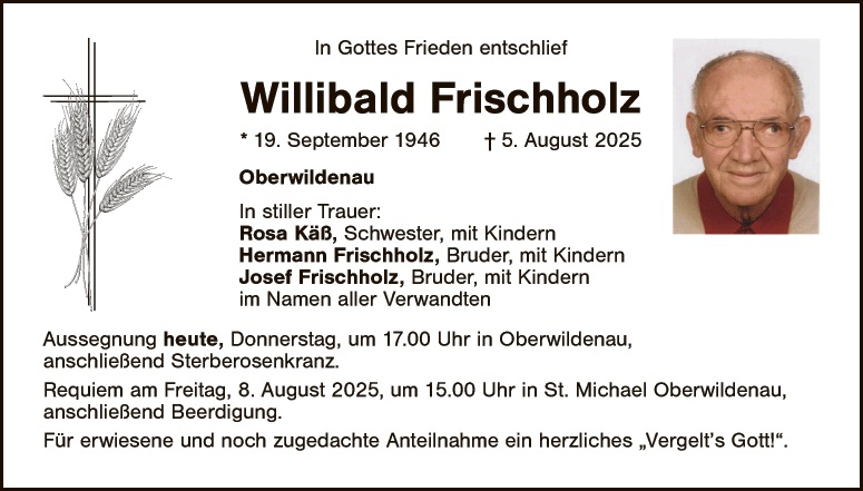 willibaldfrischholz05082025